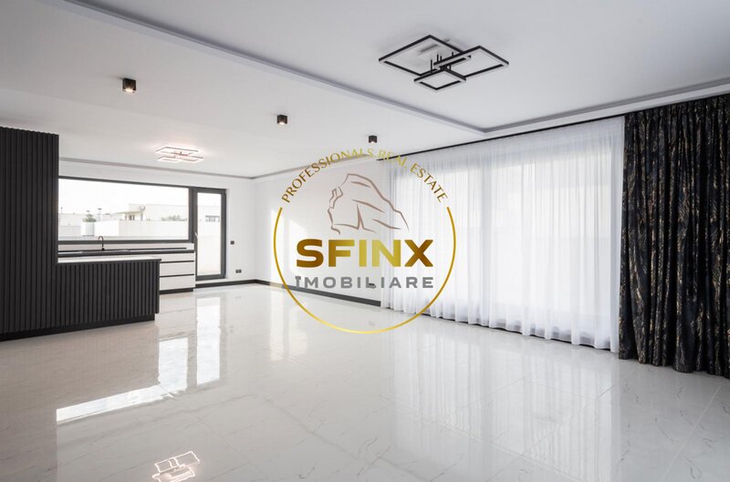 Penthouse premium cu terasa panoramica, 243 mp, bloc nou, 2 locuri de parcare