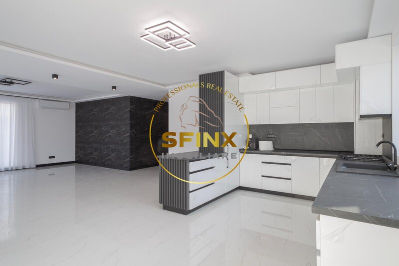 Penthouse premium cu terasa panoramica, 243 mp, bloc nou, 2 locuri de parcare