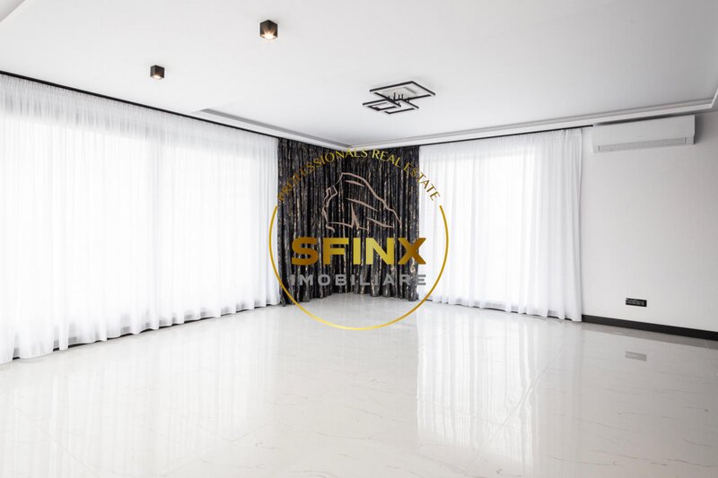 Penthouse premium cu terasa panoramica, 243 mp, bloc nou, 2 locuri de parcare